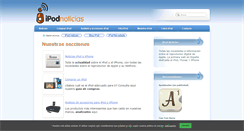 Desktop Screenshot of ipodnoticias.com